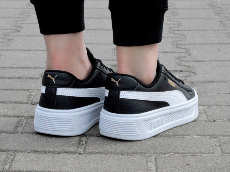 Puma Smash Platform v3 390758 02 czarny - sneakersy damskie